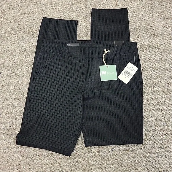 Kut from the Kloth women's  mid rise skinny black trousers.  sz 6. New with tags - Picture 2 of 7